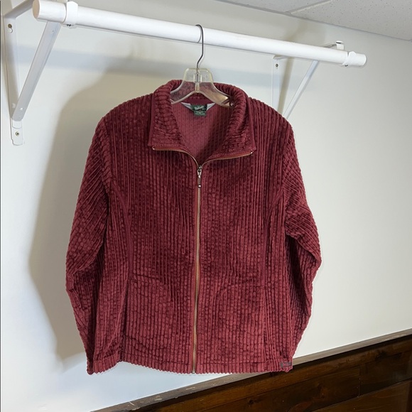 Woolrich Jackets & Blazers - Woolrich Women's‎ Dark Ruby Corduroy Jacket - M